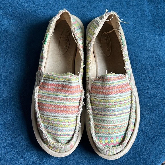 Sanuk women’s Donna sandal slip on loafers - Picture 2 of 7